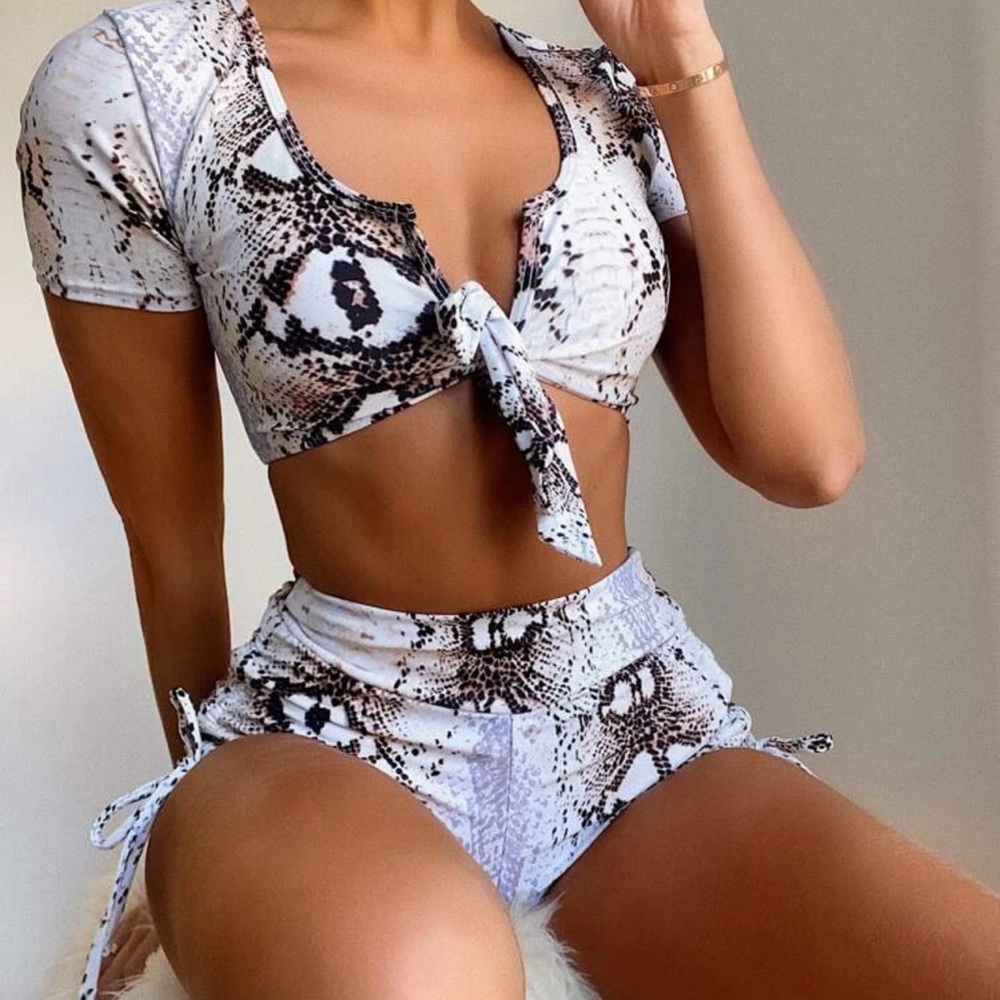 Snake Skin Bathing Suit